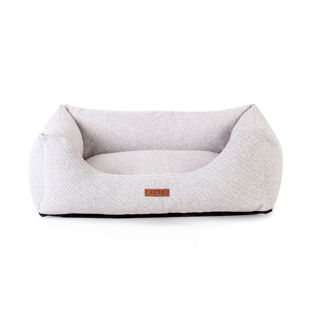 Hundeseng-Light-Grey-Melange-Couch-bed-COSY-set-forfra