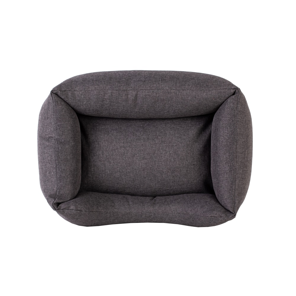 Hundeseng-Dark-Grey- Couch-bed-EcoPET-set-fra-oven